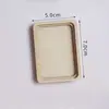 Ímã de Geladeira DIY Bordado Dai Festival do Meio Outono Ímã de Geladeira Artesanal Acessórios Ímã de Geladeira Redondo de Madeira DIY Moldura de Madeira 10 Peças