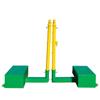 Estante de voleibol para equipamiento deportivo escolar, estante de voleibol móvil multifuncional, red de voleibol con elevación ajustable, columna de voleibol