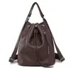 Mochila Casual Retro de Nuevo Estilo para Mujer con un Elegante Diseño de Cordón, Sensación Relajada, Bolsa de Gran Capacidad para el Día a Día para Mujeres