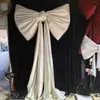 Decoración Festiva para Habitación de Boda: Decoración colgante de lazo de terciopelo rojo extragrande Accesorios para fotos de novia Suministros de boda Nuevo estilo 2025