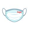 Mascarillas Desechables con Impresión de Logo Personalizado, Pedido Mínimo en Lotes Pequeños de 100 Piezas, Empaquetadas Individualmente, Directo de la Fábrica Fuente