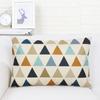 Almohada Larga para Cintura Almohada Cojín Cabecera Sofá Oficina Cojín para Cintura Almohada de Lino Estilo Nórdico de Alce