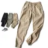 Ropa de trabajo resistente a las manchas juvenil suave coche casual overol trabajadores de la construcción usan pantalones atados al tobillo camión abierto pantalones de hombre