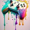 Aliexpress Transfronterizo Más Vendido Consola de Juegos Pintura sin Marco Póster Pintura sobre Lienzo Pintura Acuarela Arte Pintura Colgante Decoración de Sala de Estar