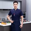 Overoles de chef manga larga para hombre otoño e invierno panadería hot pot pastelería comedor catering manga corta ropa de chef venta al por mayor