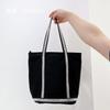 Bolsa 2026 Novo Modelo Coreana Dongdaemun Lona Strass Grande Capacidade Bolsa Tote Color-Blocking Retrô Transversal de Ombro Único