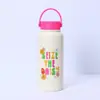 Botella Espacial de Gran Capacidad con Impresión por Transferencia de Agua Transfronteriza Taza de Acero Inoxidable 304 de Doble Pared con Aislamiento al Vacío de Gran Capacidad Botella de Agua Deportiva