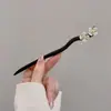 Nueva Horquilla de Lujo Estilo Chino Imitación Ébano con Borlas de Estilo Antiguo para Mujer, Adecuada para Cabello Grueso