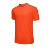 Camiseta transfronteiriça Amazon Solid Color Sports Round Neck T-shirt de secagem rápida para mulheres New Summer European and American Sports Personalização de manga curta para homens