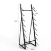 Portaesquís para Snowboard Estante de Pie para Snowboard Soporte de Rack para Monopatín de Tabla Única Estante de Almacenamiento para Doble Tabla Estante de Pared