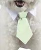Jizaizai accesorios para mascotas algodón pajarita de perro al por mayor linda mascota caballero corbata negra rayada moda mascota Cuatro Estaciones corbata roja