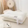 Núcleo de Almohada 100% Algodón, Algodón Puro de 60 Hilos, Almohada Suave que Protege el Sueño, Almohada Clase A para Mamás, Bebés y Niños, Almohada Baja para Dormitorio Estudiantil, Par