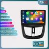 Navegador GPS para Carro Adequado para Peugeot Pg207 Navigator 06-15 Android Tela Grande Mp5 Bluetooth Máquina Tudo-em-Um