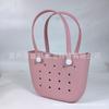 Bolso Nuevo de Media Luna de Verano, Bolso de Agujeros de Moda y Versátil, Bolso de Mano de Nicho DIY, Bolso de Playa de Eva con Diseño Hueco