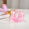 Colgante de botella de aceite de arena movediza de moda rápida, colgante para llaves de pareja, accesorios para mochila, coche, estudiante, colgante de regalo pequeño, venta al por mayor