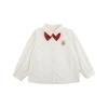 Traje Corto de Falda Plisada y Camisa con Solapa para Niñas Estilo Preppy Wulibu Conjunto de Tres Piezas Primavera y Otoño 2026