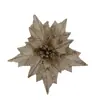 Decoraciones de boda, adornos florales navideños transfronterizos, flores artificiales con polvo dorado, arreglos de flores de tela y piezas decorativas