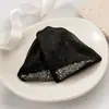 Pinza para el cabello triangular de alta gama estilo Hepburn con pedrería y efecto arena movediza, versátil para realzar la forma del cabello, adecuada para recogidos en la parte posterior de la cabeza, pinza de tiburón, pinza para coleta