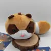 Nuevo llavero de peluche muñeco lanzable fabricantes de máquinas dispensadoras al por mayor dibujos animados mochila escolar muñeco de 4 pulgadas colgante regalo