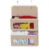 Caixa de Armazenamento de Roupa Íntima Montada na Parede Atacado Berço de Bebê Bolsa Suspensa para Brinquedos Infantis Armazenamento na Porta de Bonecas Organização Doméstica
