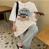 Camiseta de verano para mujer, estilo coreano, nueva camiseta de manga corta para mujer, suelta, talla grande, estilo Harajuku, manga corta, top de estudiante, moda Ins