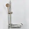Soporte de Barra Ajustable para Cabezal de Ducha, Soporte para Cabezal de Ducha de Acero Inoxidable 304 sin Taladro, Accesorios sin Clavos