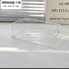 Caja de Almacenamiento de Escritorio Acrílico Cosméticos Bocadillos Cesta Transparente Productos para el Cuidado de la Piel Mascarilla Facial Organización de Dormitorio Estante de Almacenamiento Varios