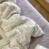 Algodón Puro de Grado A Hilo de Doble Capa Grado Materno e Infantil Juego de Ropa de Cama de Cuatro Piezas Sábana de Cama con Dibujos Animados Estilo de Dibujos Animados Estilo Pequeño Aroma