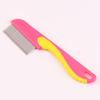 Fabricantes de productos para mascotas peine para pulgas perro gato peine de limpieza acero inoxidable caballito de mar dientes del peine para eliminar pulgas para eliminar piojos peine