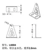 Suministro de Soportes Base para Luminaria LED de Lavado de Paredes, Clips de Aleación de Aluminio para Iluminación Lineal, Piezas de Fijación de Ángulo Ajustable, Accesorios de Iluminación