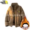 Nuevo Abrigo de Algodón Grueso a Prueba de Viento y Frío de Invierno para Hombres y Mujeres, Moda Casual Holgado con Cuello Alto, Venta Directa de Fábrica