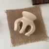 Nueva versión de pinza para el pelo de garra pequeña, pinza para el pelo de acrílico negro-marrón estilo francés, pinza de tiburón, estilo simple coreano y europeo