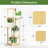 Estante para Flores Interior Hogar Tipo Piso Multicapa Planta Carnosa Verde Madura Lujo Ligero Estante para Macetas Simple Estante de Almacenamiento para Balcón