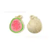 Acessórios de Joias com Óleo Gotejante de Frutas Simuladas Pingente DIY Lichia Morango Mirtilo Corrente para Celular Pingente de Chaveiro Artesanal