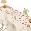 Alfombrilla Protectora para Encimera de Mueble Aparador con Temática de Frutas Dopamina, Impermeable, Resistente al Aceite, No Requiere Lavado, Sensación de Gama Alta, Mueble de TV, Encimera de Zapatero de Entrada