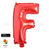 16 pulgadas Grande Rojo Perforado Imitación Hermoso Alfanumérico A~Z 0-9 Habitación de Boda Decoración de Cumpleaños Arreglo Globos