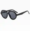 Gafas de Sol Europeas y Americanas de Nueva Moda Transfronterizas para Mujer, Gafas de Sol de Sombra Trendy y Dulcemente Geniales, Gafas de Sol Lisas que Enmarcan el Rostro Dz