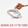Accesorio colgante DIY de lazo con forma de corazón plateado multiespecificación con superficie brillante recubierta de UV y anillo tridimensional con forma de corazón