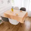 Toalha de Mesa de Plástico PVC Impermeável, à Prova de Óleo, Resistente ao Calor e Lavável com Design Xadrez Estilo Ins para Mesa de Centro, Mesa de Escritório e Mesa de Jantar, Fornecimento Direto da Fábrica