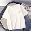Camiseta Masculina de Algodão de Fibra Longa Premium Estampada de Manga Curta, Novo Estilo Verão 2025, Camiseta Juvenil Tendência com Gola Redonda
