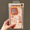 Funda para teléfono móvil Sleepy Xiaoxin Adecuada para Apple 15 Promax iPhone 16 Agujero Grande 14 Patrón de Lichi 13 Carcasa Suave 11