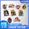 Imán de Gato Japonés Nuevo Extranjero Personalizado para Refrigerador Chica Mont Fuji Gato de la Suerte Decoración de Refrigerador Regalo de Vacaciones