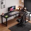 Mesa de deportes electrónicos de esquina, mesa de computadora doble, escritorio para el hogar, estantería, mesa integrada, escritorio de oficina para dormitorio, escritorio simple