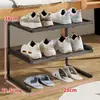 Zapatero Dormitorio Debajo de la Cama Ahorro de Espacio Pequeño Zapatero Simple Multicapa Estante de Almacenamiento para Zapatos Deportivos Pantuflas