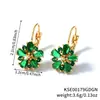 Pendientes de Zirconia de Colores Moxi Jewelry al por Mayor de Yunnan, Fabricante al por Mayor de Pendientes de Zirconia en Oro Rosa de Venta Caliente