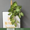 Decoración de Paisaje Interior de Oficina al por Mayor Planta Falsa de Plástico en Maceta Pequeña Planta Verde Artificial Fresca de Escritorio Adornos de Flores Falsas