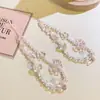 Ins Lindo Corazón Lazo Cristal Oso Creativo Cadena Colgante para Teléfono Móvil Correa de Muñeca Cadena para Cámara Ccd Anti-Pérdida