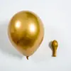 Balão Metálico Personalizado de 10 Polegadas 1,8g Casamento Aniversário Balão de Látex Layout de Cena Balão Metálico Decorativo