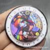 Amostra em Estoque My Little Pony Carimbo Redondo de Silicone Impresso com Cor UV Que Acende ao Ser Pressionado, Crachá Lavável