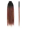 Transfronterizo 24 pulgadas Individual Europeo y Americano Rastas Street Dance Fieltro Rastas Peluca Rastas Tejido a Mano Extensiones de Cabello Rastas Rastas